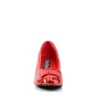 Sale DOROTHY-01 Funtasma Damen Pumps Schuhe Blockabsatz rot Pailletten Schleifen 38