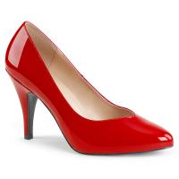 DREAM-420 bequeme Pleaser Pink Label Damen High-Heels Pumps rot Lack