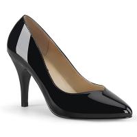 Sale DREAM-420W extrabreite Pleaser High-Heels Pumps schwarz Lack Übergröße 45