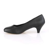 Sale FEFE-01 Pleaser Damen Pumps atmungsaktive Trikotsohle schwarz Lederlook 42
