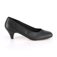 Sale FEFE-01 Pleaser Damen Pumps atmungsaktive Trikotsohle schwarz Lederlook 42