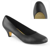 Sale FEFE-01 Pleaser Damen Pumps atmungsaktive Trikotsohle schwarz Lederlook 42