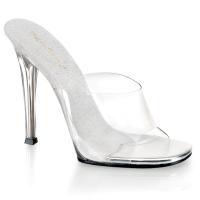 GALA-01 Fabulicious High-Heels Pantoletten transparent mit Lederinnensohle