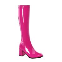 GOGO-300 Funtasma Damen Stretchstiefel Boots hotpink Lack