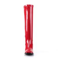 Auktion GOGO-300 bequeme Funtasma Damen Stretchstiefel Boots rot Lack 37