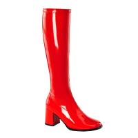 Sale GOGO-300 bequeme Funtasma Damen Stretchstiefel Boots rot Lack 35