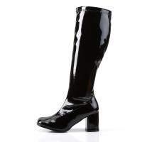 Sale GOGO-300WC extraweite Funtasma Damen Stretchstiefel Boots schwarz Lack 43