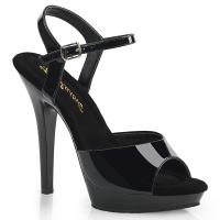 LIP-109 Fabulicious high heels platform ankle strap sandal black patent