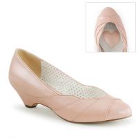 Sale LULU-05 Pin Up Couture Damen Pumps Muscheldesign babypink Lederoptik 38