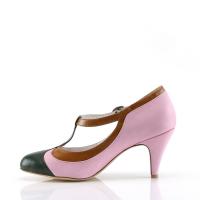 Sale PEACH-03 Pin Up Couture Damen Riemchen Pumps Multi Color babypink Größe 36