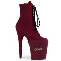 PSP PLEASER Sock Style Platform Shoe Protectors burgundy lycra