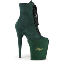 PSP PLEASER Sock Style Platform Shoe Protectors emerald green lycra