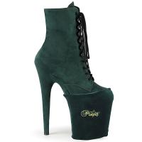 PSP PLEASER Sock Style Platform Shoe Protectors emerald green velvet