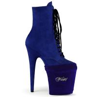 PSP PLEASER Sock Style Platform Shoe Protectors royal blue velvet