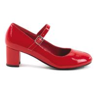 SCHOOLGIRL-50 Funtasma Mary Jane retro shoes red patent