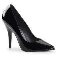 SEDUCE-420 sexy Pleaser high heels stiletto pumps black patent