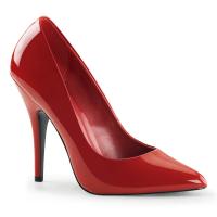SEDUCE-420 sexy Pleaser high heels stiletto pumps red patent