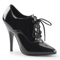 SEDUCE-460 Pleaser high heels Oxford pump black patent