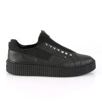 Sale SNEEKER-125 DemoniaCult Damen Schuhe Sneaker schwarz Canvas Lederlook 37
