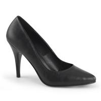 Sale VANITY-420 Pleaser Damen High-Heels Stilettoabsatz Pumps schwarz Lederoptik 39