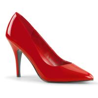 Sale VANITY-420 elegante Pleaser Damen High-Heels Stilettoabsatz Pumps rot Lack 42