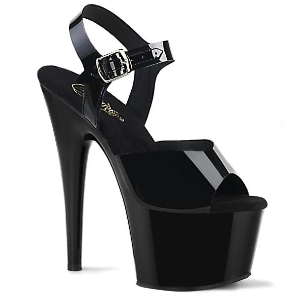 Sale ADORE-708N Pleaser High-Heels Plateausandaletten schwarz Jelly-Like Gr 40