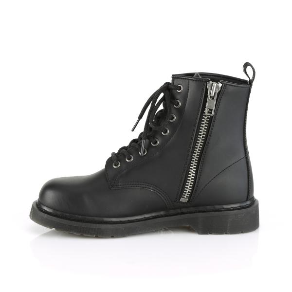 Sale BOLT-100 vegane DemoniaCult Herren 8-Loch Kampf Stiefeletten Boots schwarz 43
