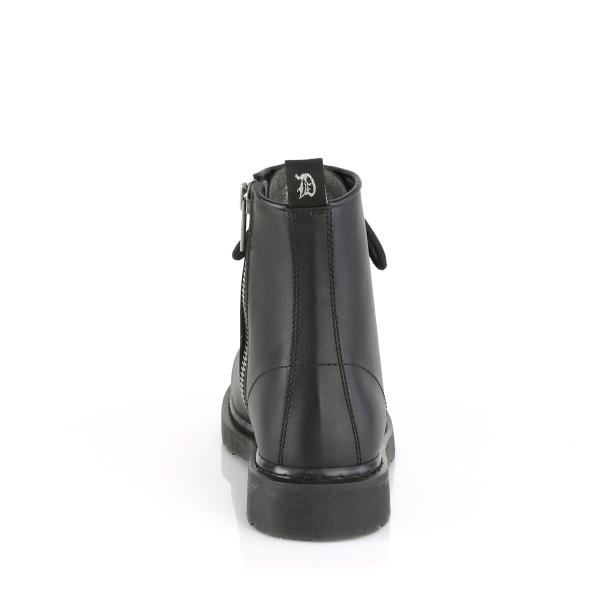 Sale BOLT-100 vegane DemoniaCult Herren 8-Loch Kampf Stiefeletten Boots schwarz 43
