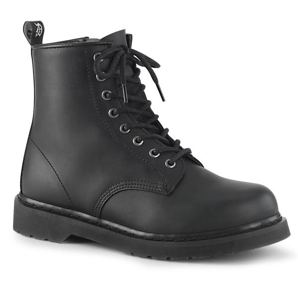 Sale BOLT-100 vegane DemoniaCult Herren 8-Loch Kampf Stiefeletten Boots schwarz 43