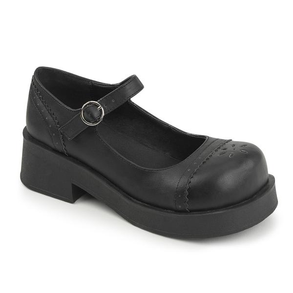 Sale CRUX-07 DemoniaCult goth punk lolita cosplay mary jane shoe black matte 42