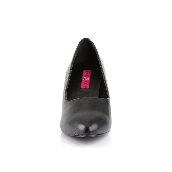 Sale IVINE-420 Pleaser Pink Label classic pump black vegan leather 40