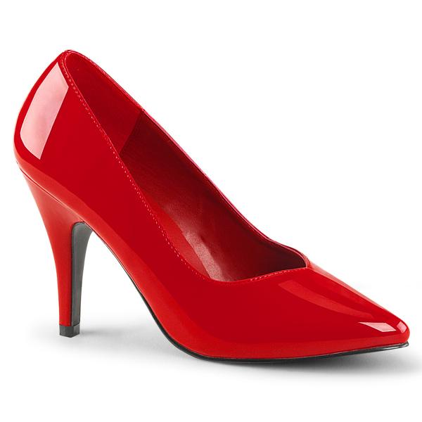 Sale DREAM-420 Pleaser Pink Label Damen High-Heels Pumps rot Lack Übergröße 43