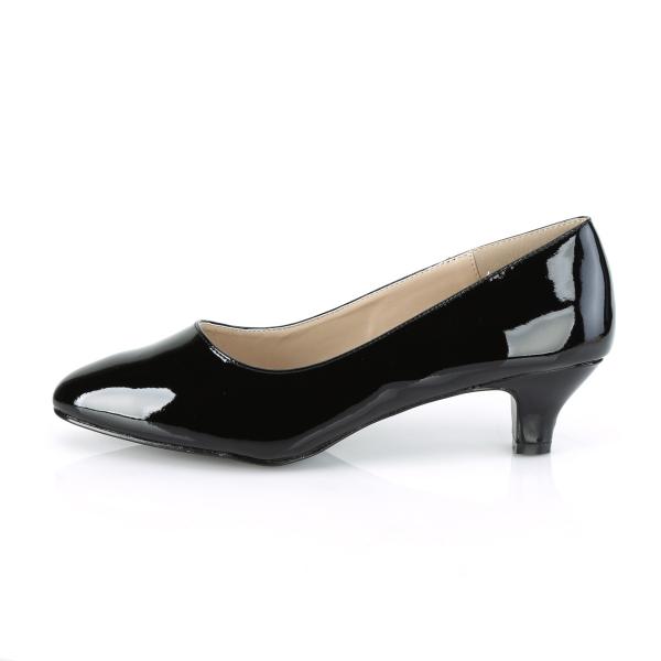 Sale FAB-420 chice Pleaser Pink Label Damen Pumps 5cm Absatz schwarz Lack Übergrößen 41