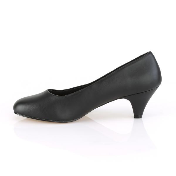 Sale FEFE-01 Pleaser Damen Pumps atmungsaktive Trikotsohle schwarz Lederlook 42