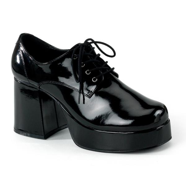 Sale JAZZ-02 Funtasma unisex disco block heel platform shoes black patent 42-43 M