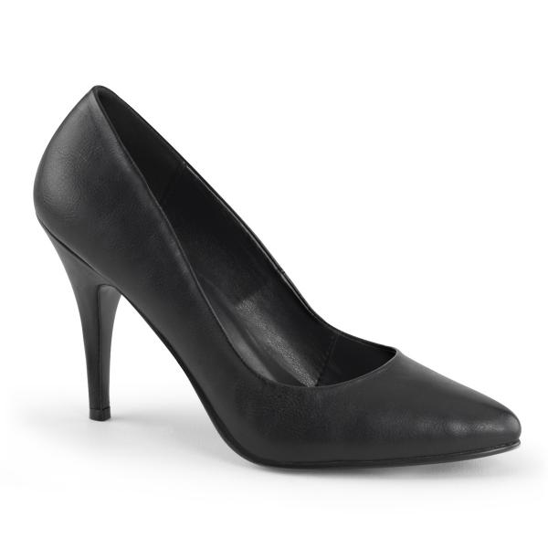 Sale VANITY-420 Pleaser Damen High-Heels Stilettoabsatz Pumps schwarz Lederoptik 39