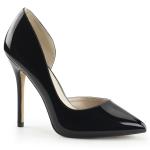 Sale AMUSE-22 Pleaser high heels hidden platform pump black patent 43