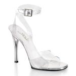 Sale GALA-06 Fabulicious High-Heels Wickelriemchen Sandaletten transparent 38