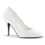 Sale VANITY-420 chice Pleaser Damen High-Heels Stilettoabsatz Pumps weiß Lack 40